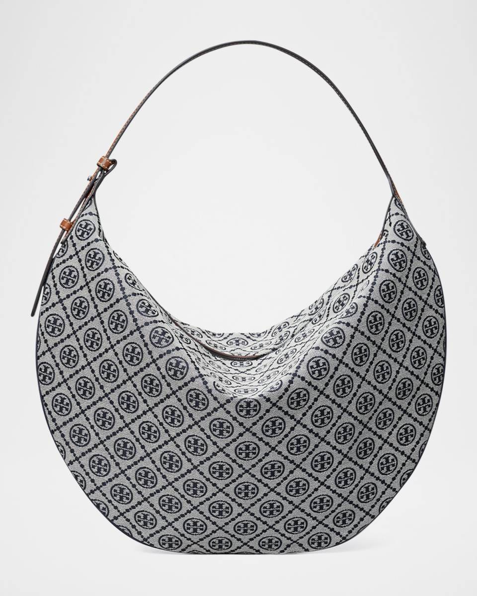 T Monogram Canvas Balloon Shoulder Bag